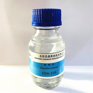 Polyether amine D230 CAS 9046-10-0 do Ghníomhaire Epocsa-Curing