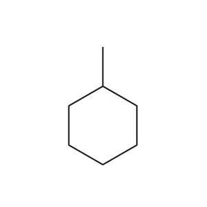Methyl Cyclohexane C7H14 CAS UIMH.: 108-87-2 Taobh amuigh: Sreabhán trédhearcach gan dath